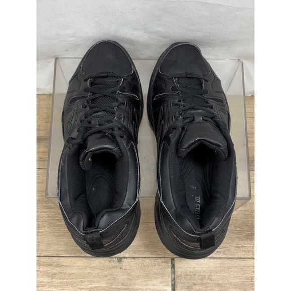 New Balance 608 Black Leather Cross Training Shoes Sneakers - Picture 4 of 9